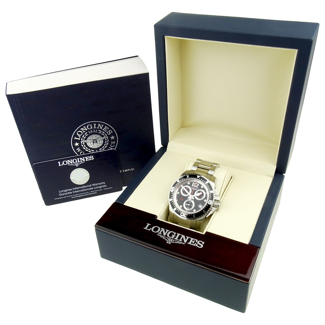 Longines HydroConquest Quartz Chronograph L3.743.4.56.6