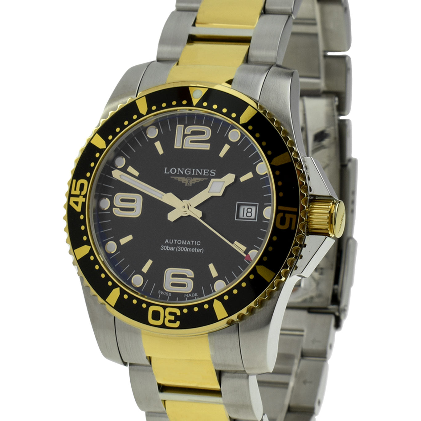 Longines Hydro Conquest Steel & Gold Automatic L3.742.3.56.7