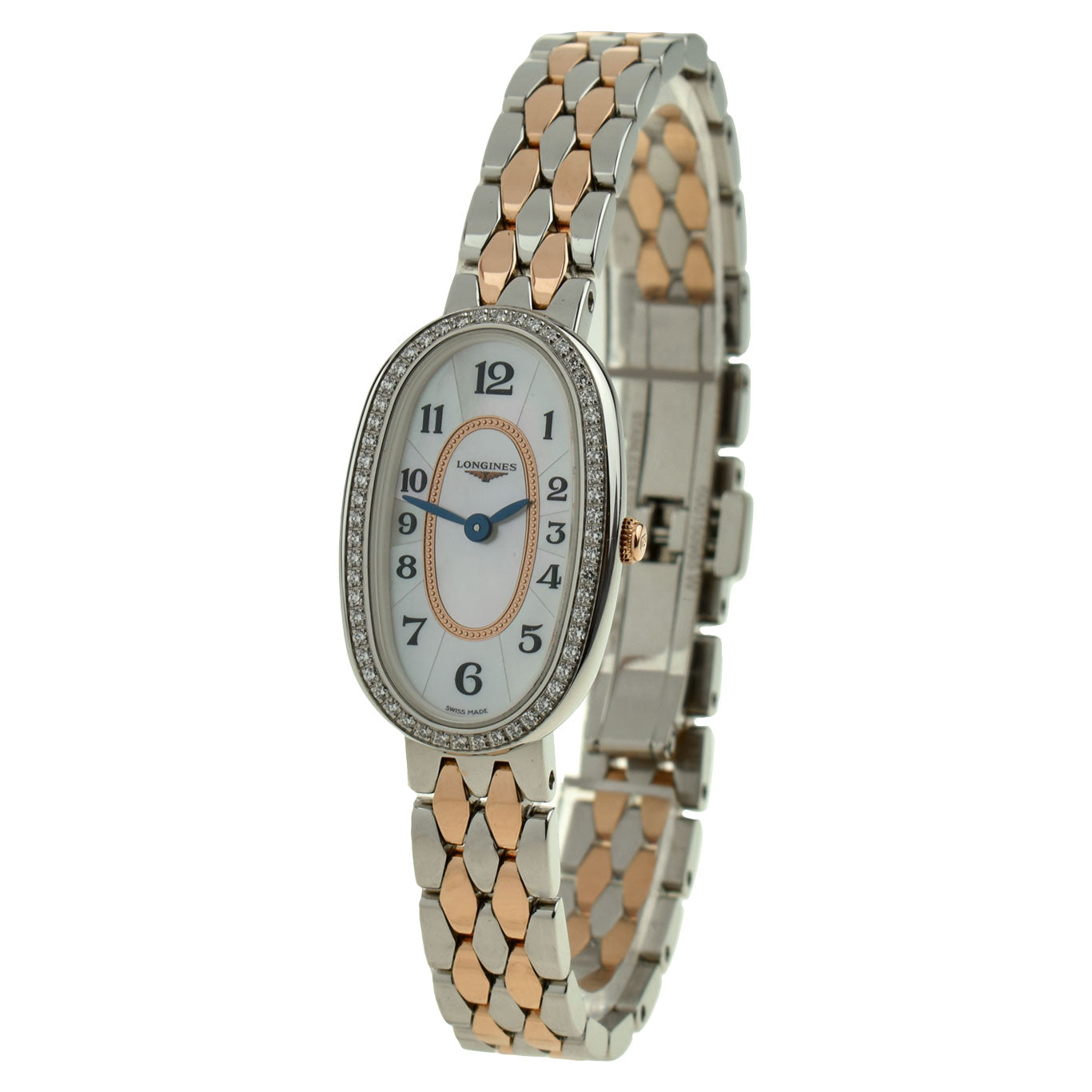 Longines Symphonette Steel & Rose Gold Diamond Set L2.305.5
