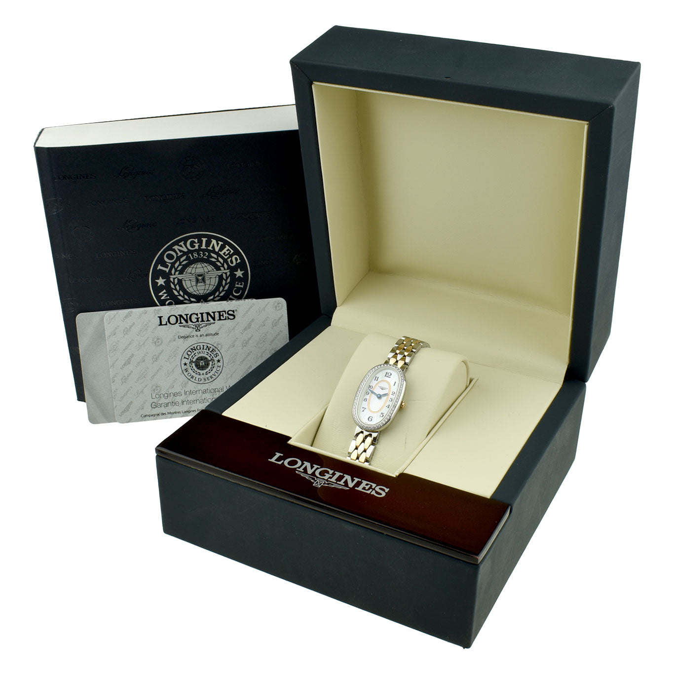 Longines Symphonette Steel & Rose Gold Diamond Set L2.305.5