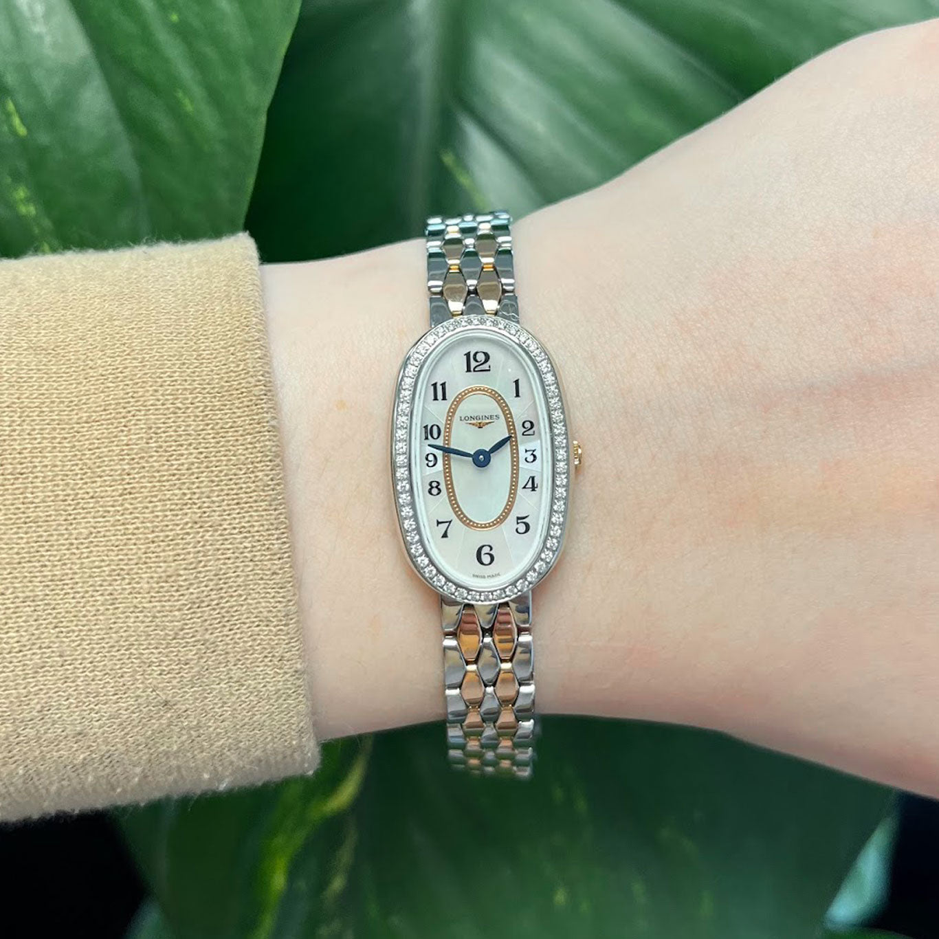 Longines Symphonette Steel & Rose Gold Diamond Set L2.305.5