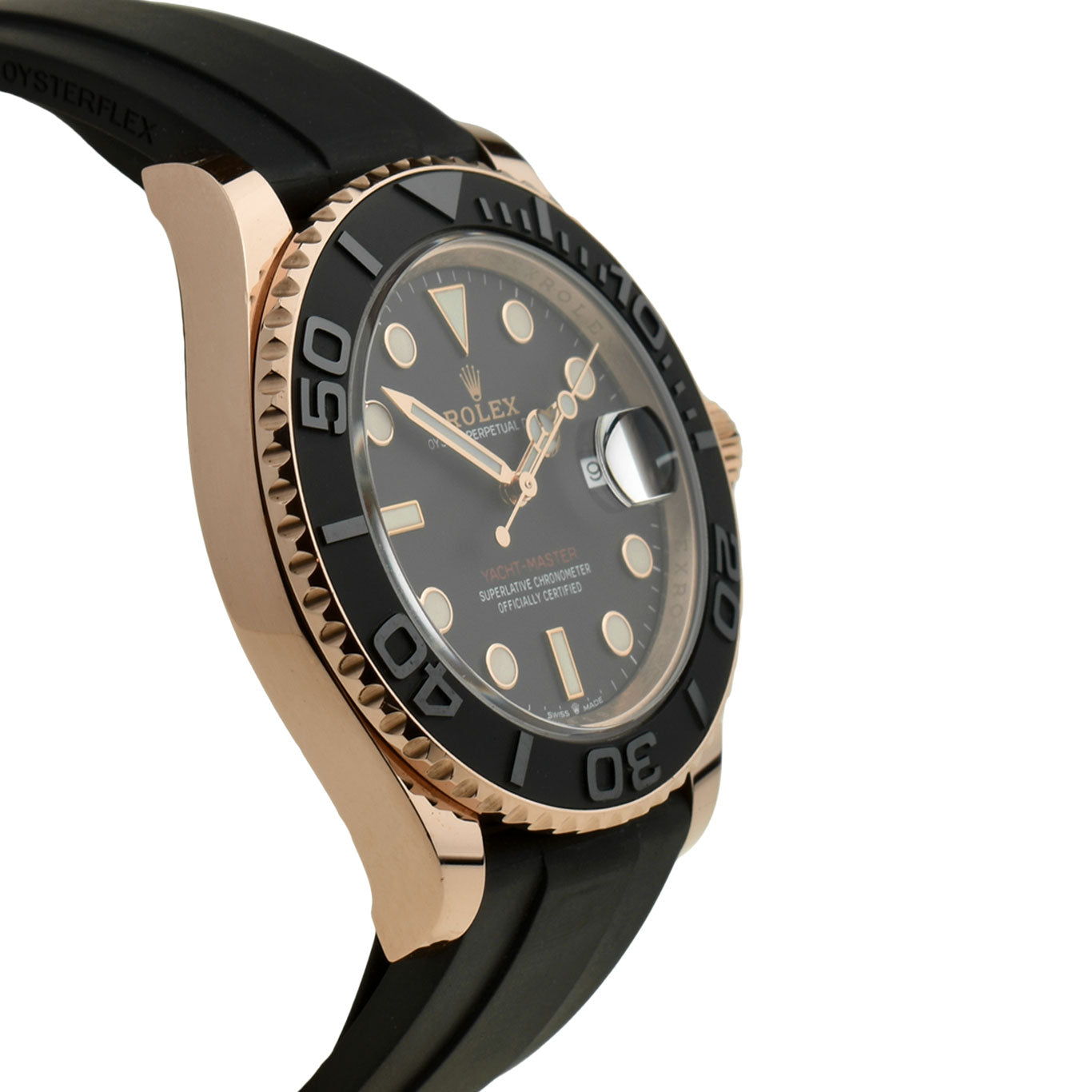 Rolex Yacht-Master 40 Oysterflex 18ct Rose Gold 126655