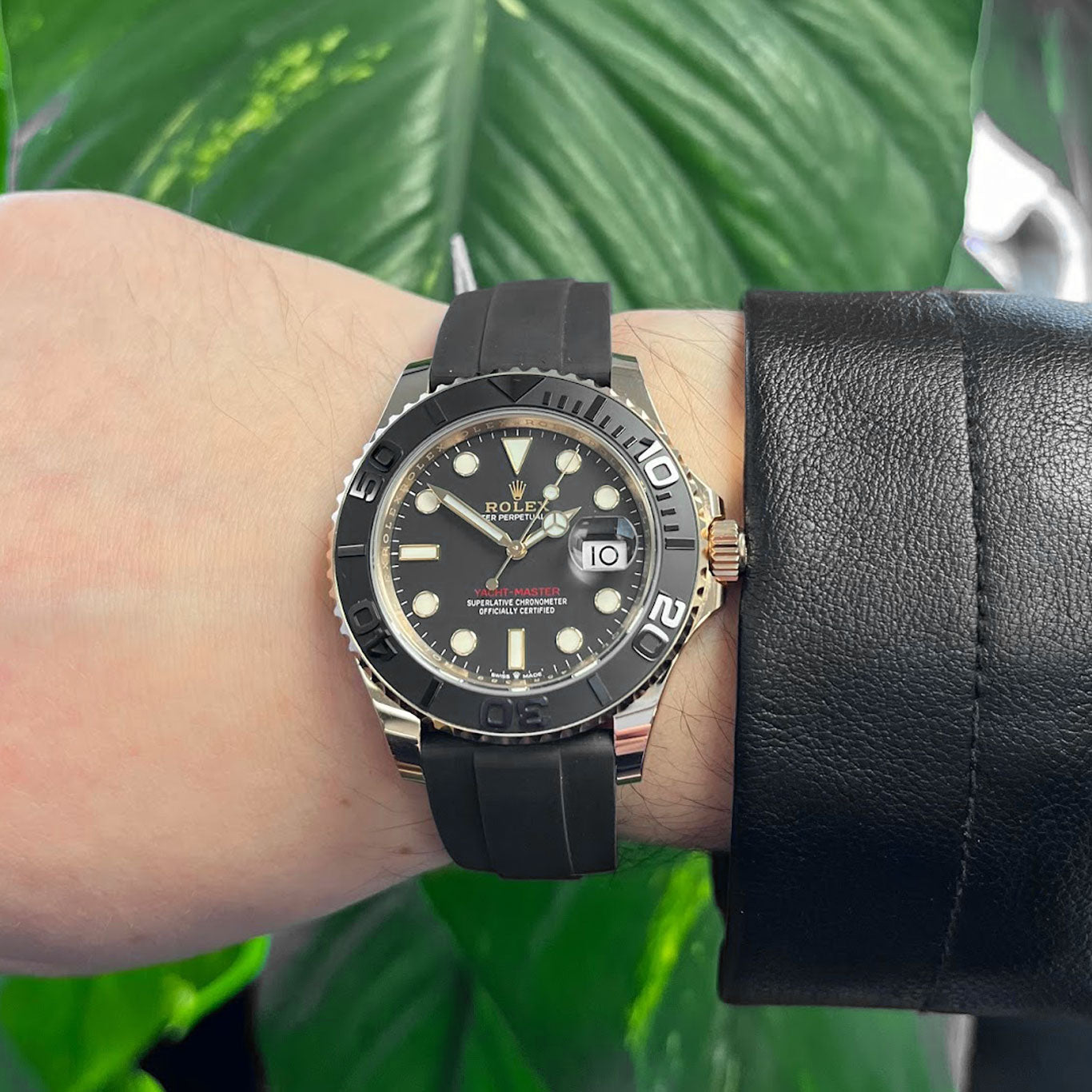 Rolex Yacht-Master 40 Oysterflex 18ct Rose Gold 126655