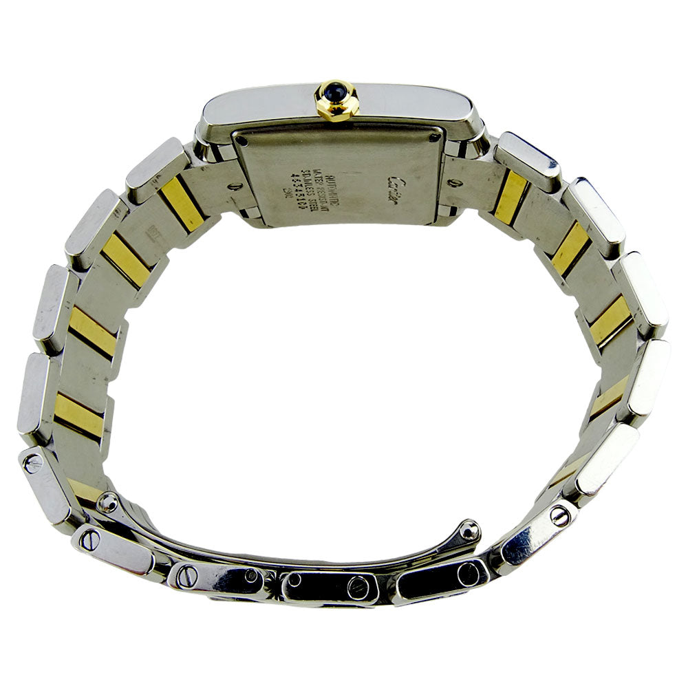 Cartier Tank Francaise Steel & Gold Gents Automatic W51005Q4