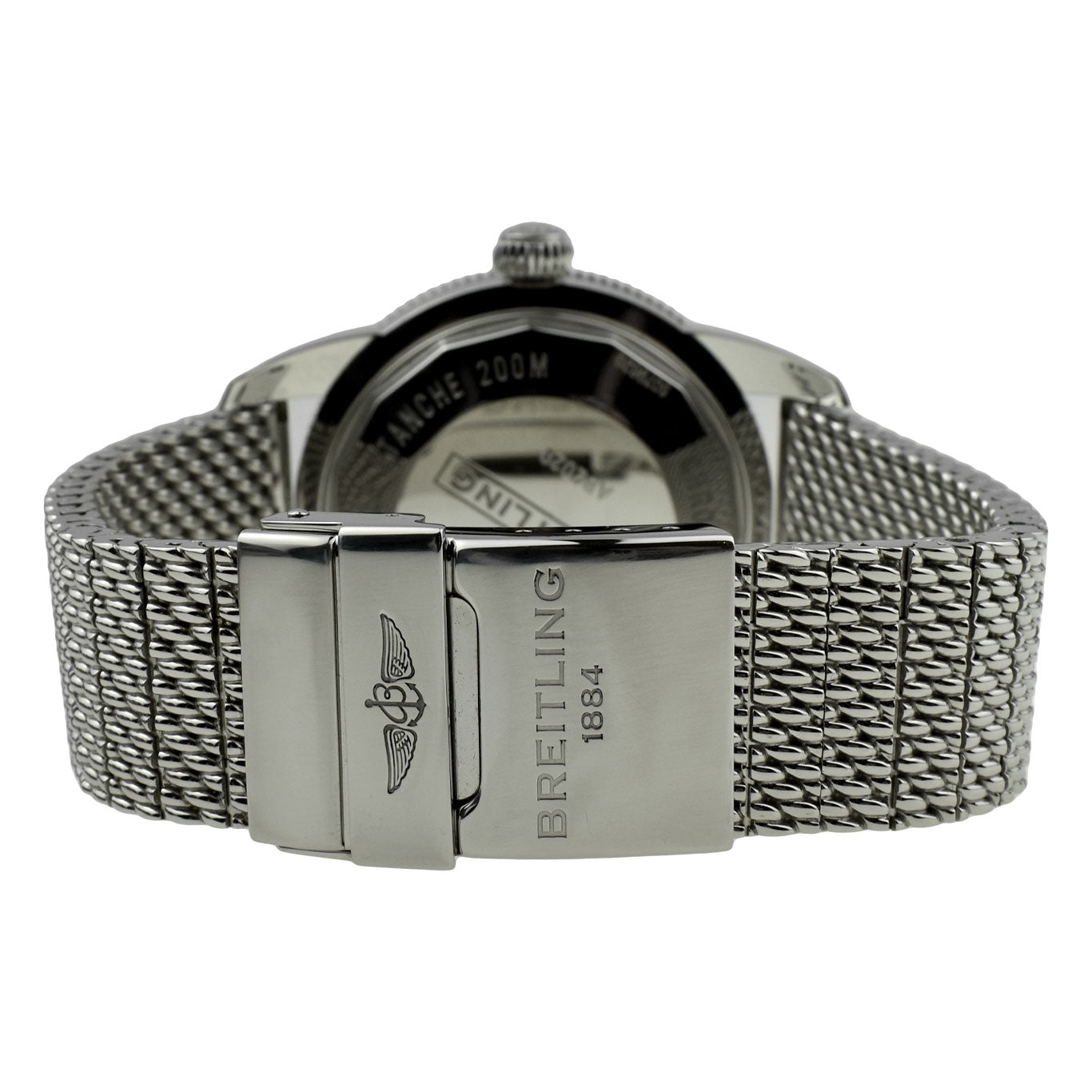 breitling superocean heritage bracelet with folding clasp