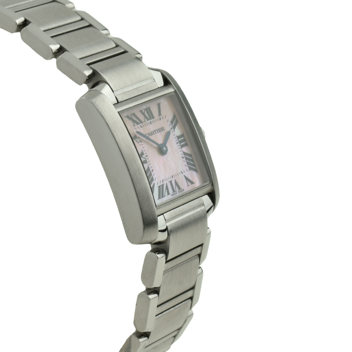 Cartier Lady Tank Francaise Steel MOP Quartz W51028Q3