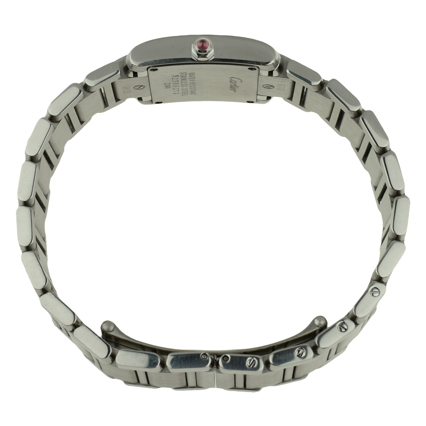 Cartier Lady Tank Francaise Steel MOP Quartz W51028Q3