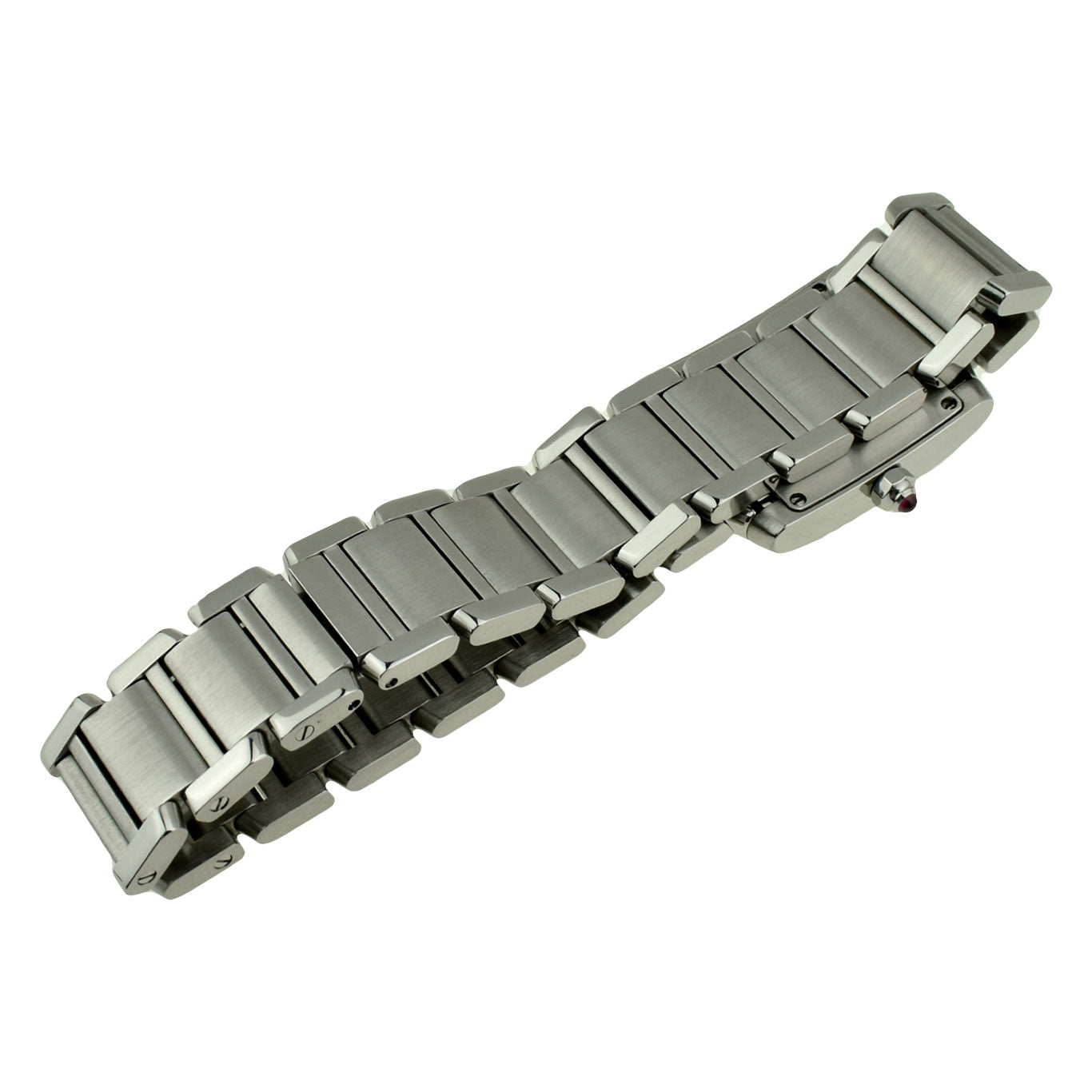 Cartier Lady Tank Francaise Steel MOP Quartz W51028Q3