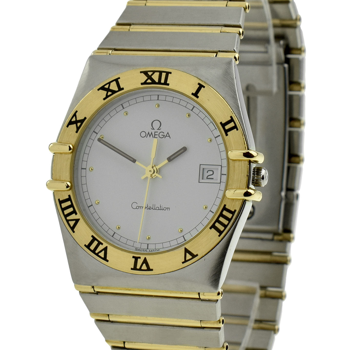 Omega Constellation Stainless Steel and Gold Quartz 1210.20.00