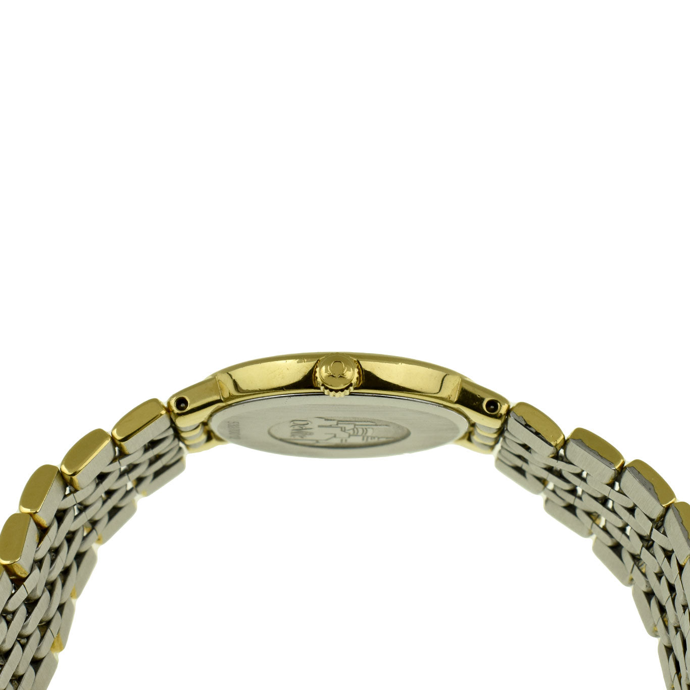 Omega De Ville Steel & Gold Plate Quartz 6360.23.00