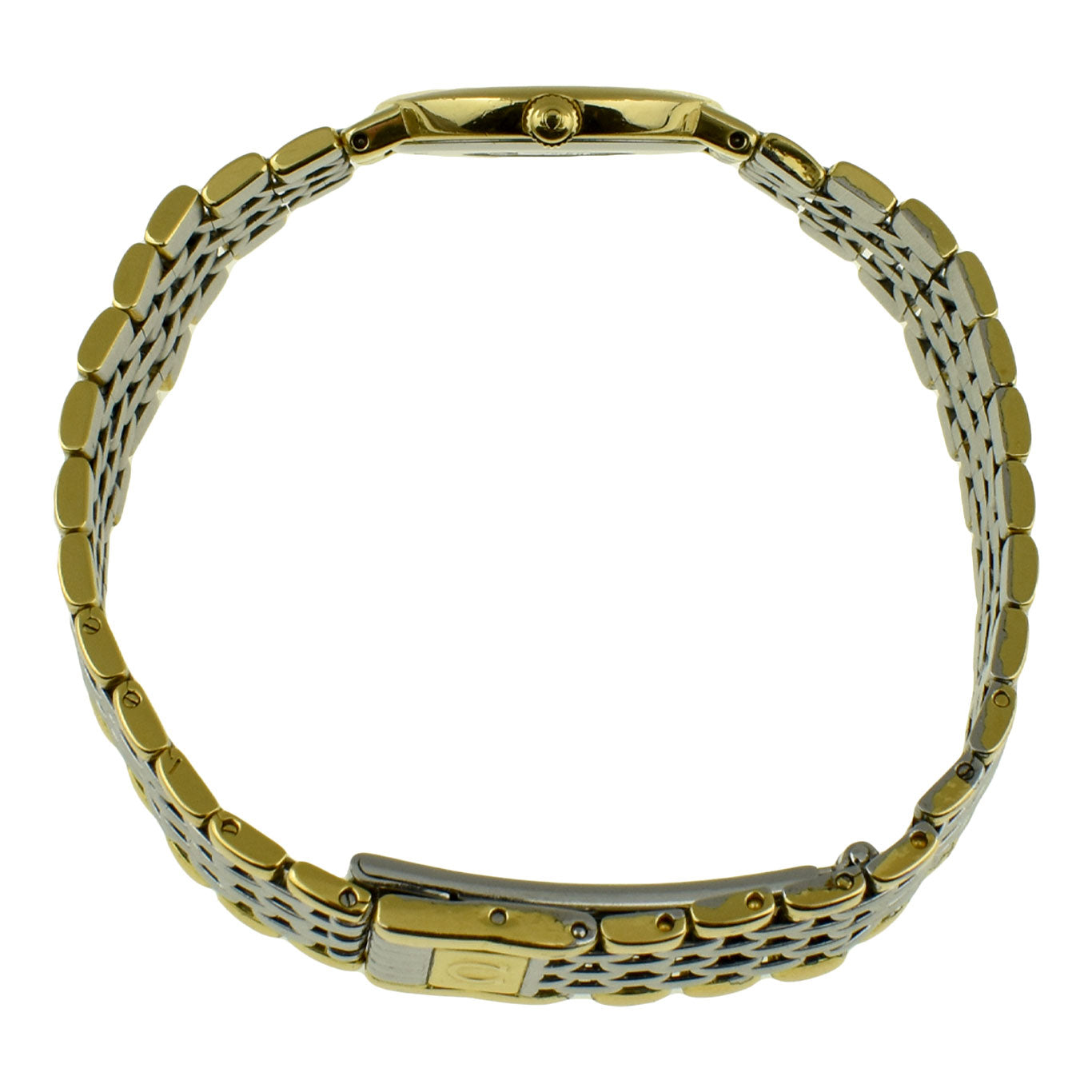 Omega De Ville Steel & Gold Plate Quartz 6360.23.00