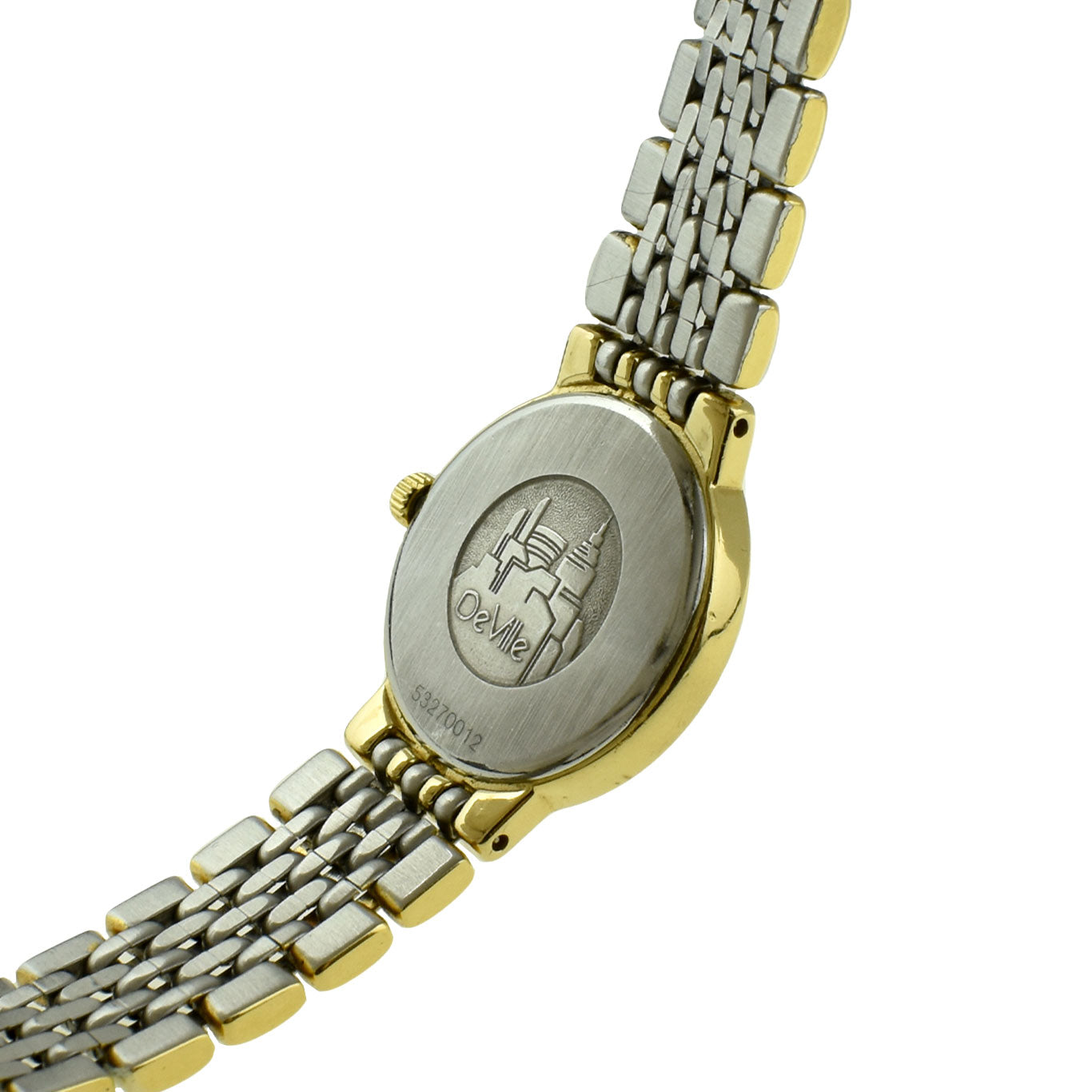 Omega De Ville Steel & Gold Plate Quartz 6360.23.00