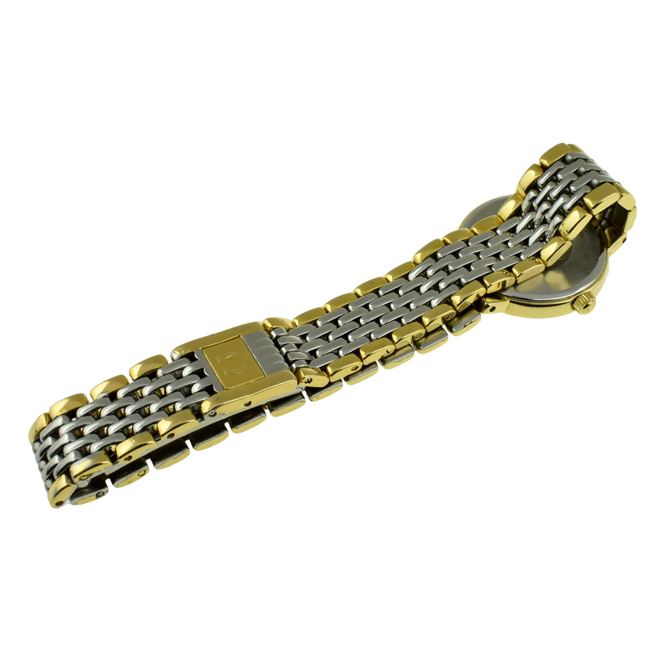 Omega De Ville Steel & Gold Plate Quartz 6360.23.00