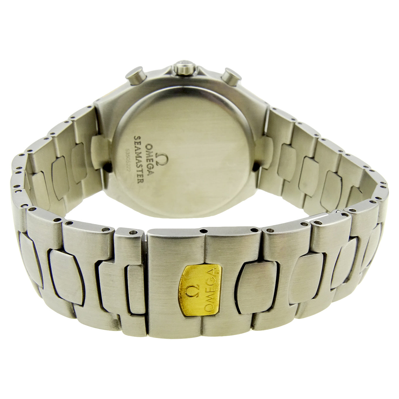Omega Seamaster Polaris Steel & Gold Quartz Chronograph 2590.10.00