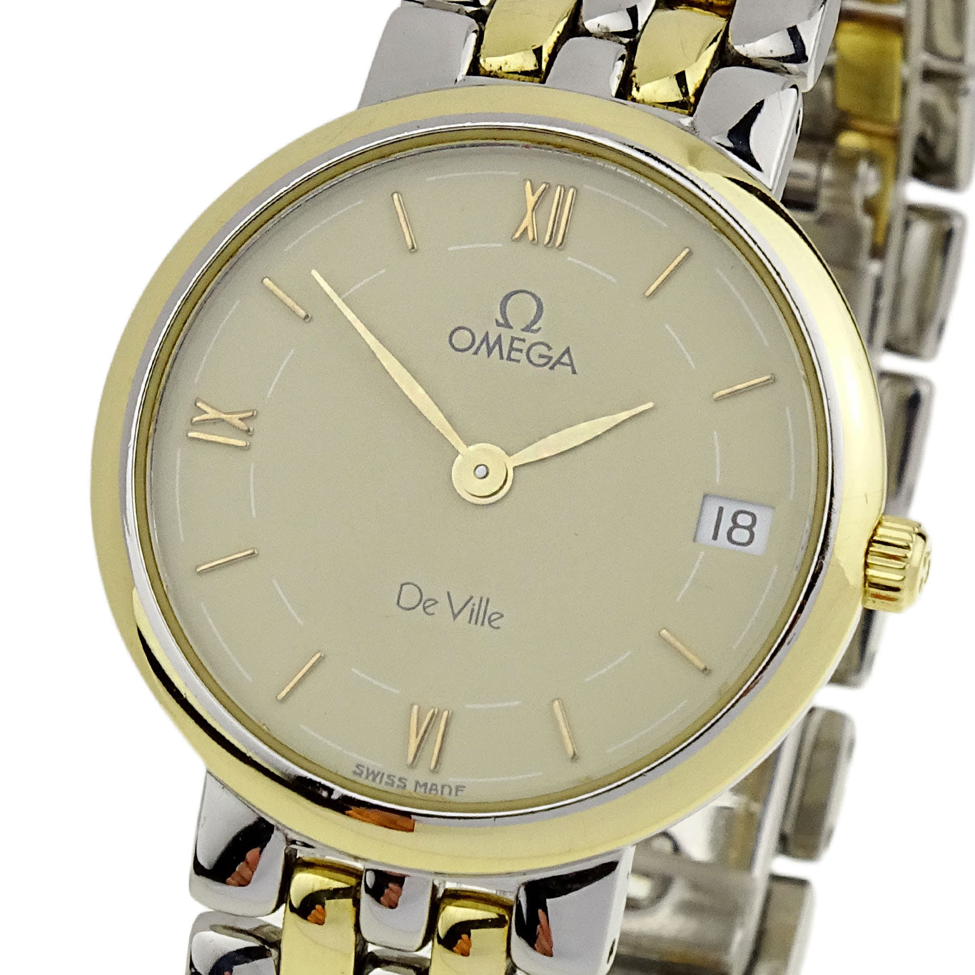 Omega Lady De Ville Classic Steel & Gold