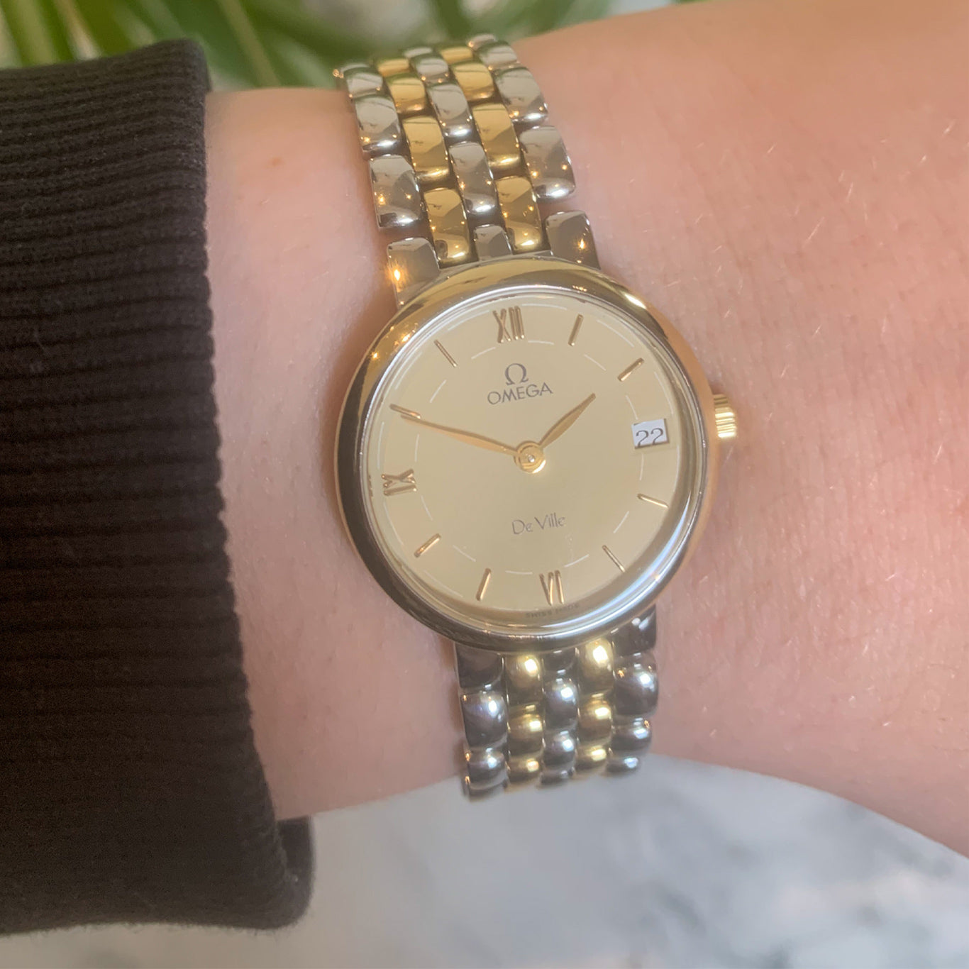 Omega Lady De Ville Classic Steel & Gold