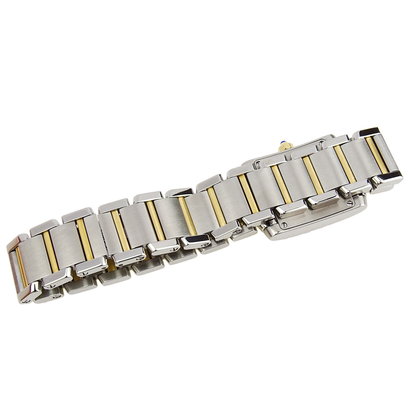 Cartier Tank Francaise Steel & Gold Ladies W51007Q4