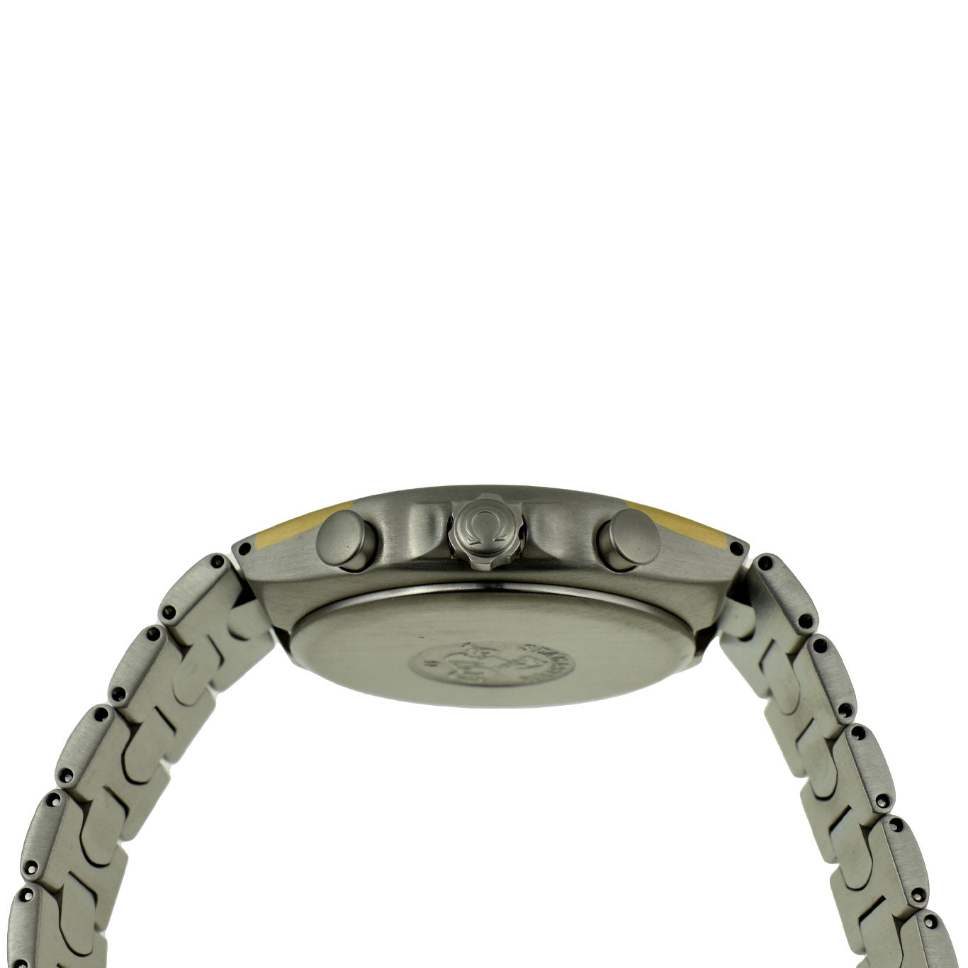 Omega Seamaster Polaris Steel & Gold Quartz Chronograph 2493.50.00