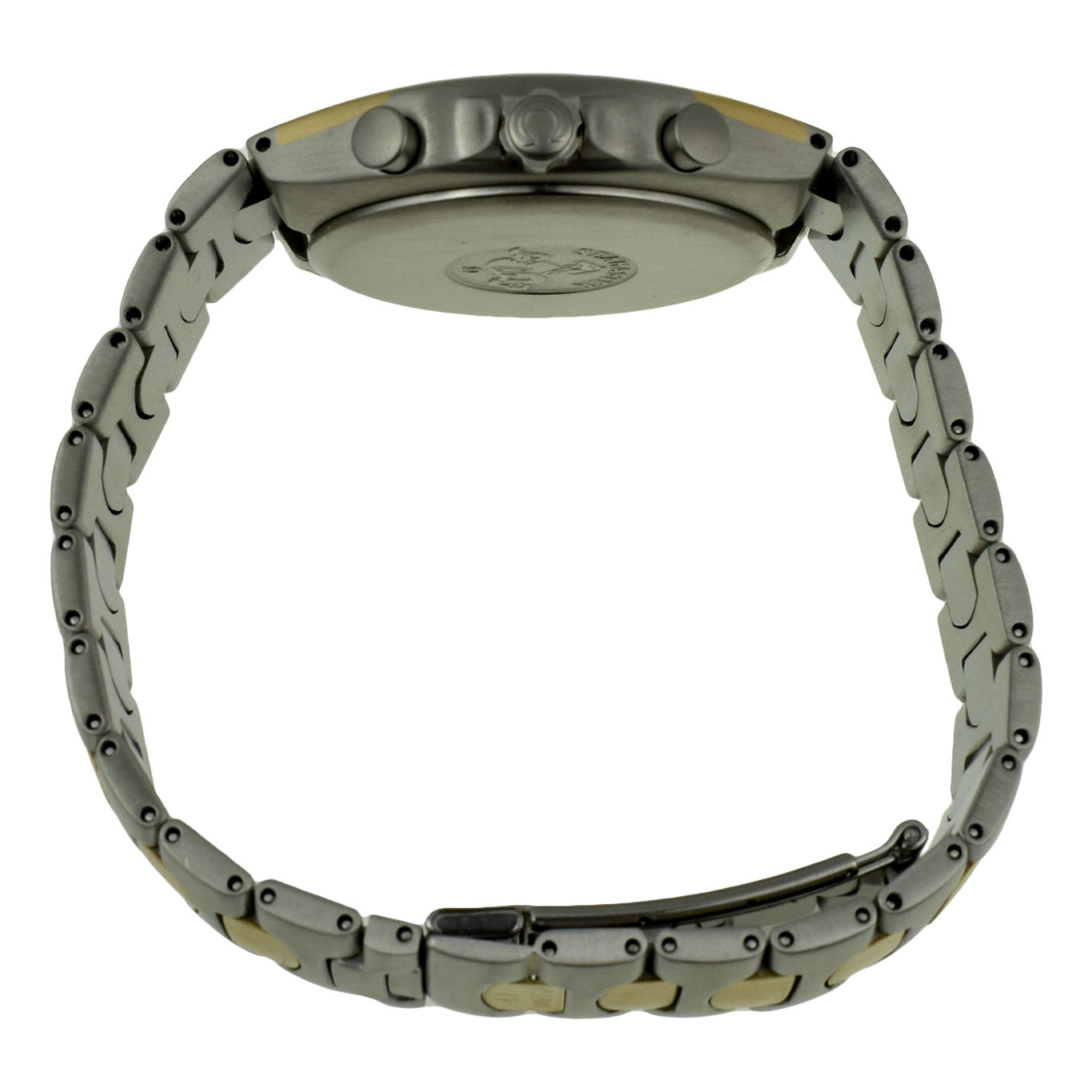 Omega Seamaster Polaris Steel & Gold Quartz Chronograph 2493.50.00