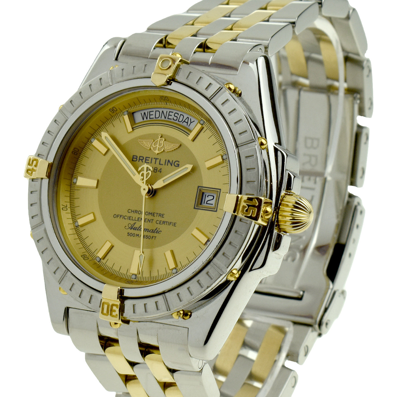 Breitling Windrider Headwind Stainless Steel & Gold B45355