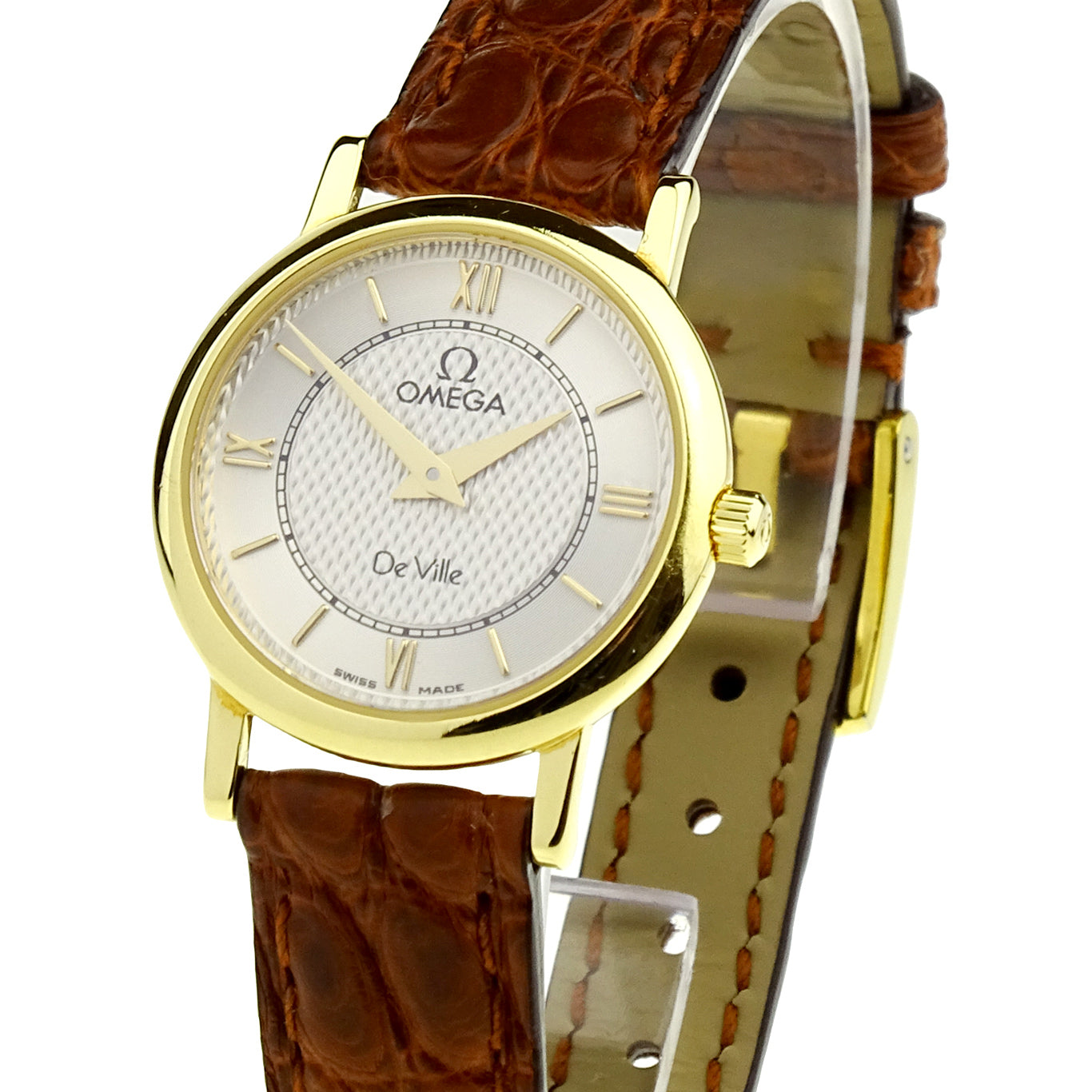 Omega Lady DeVille Classic 18k Gold