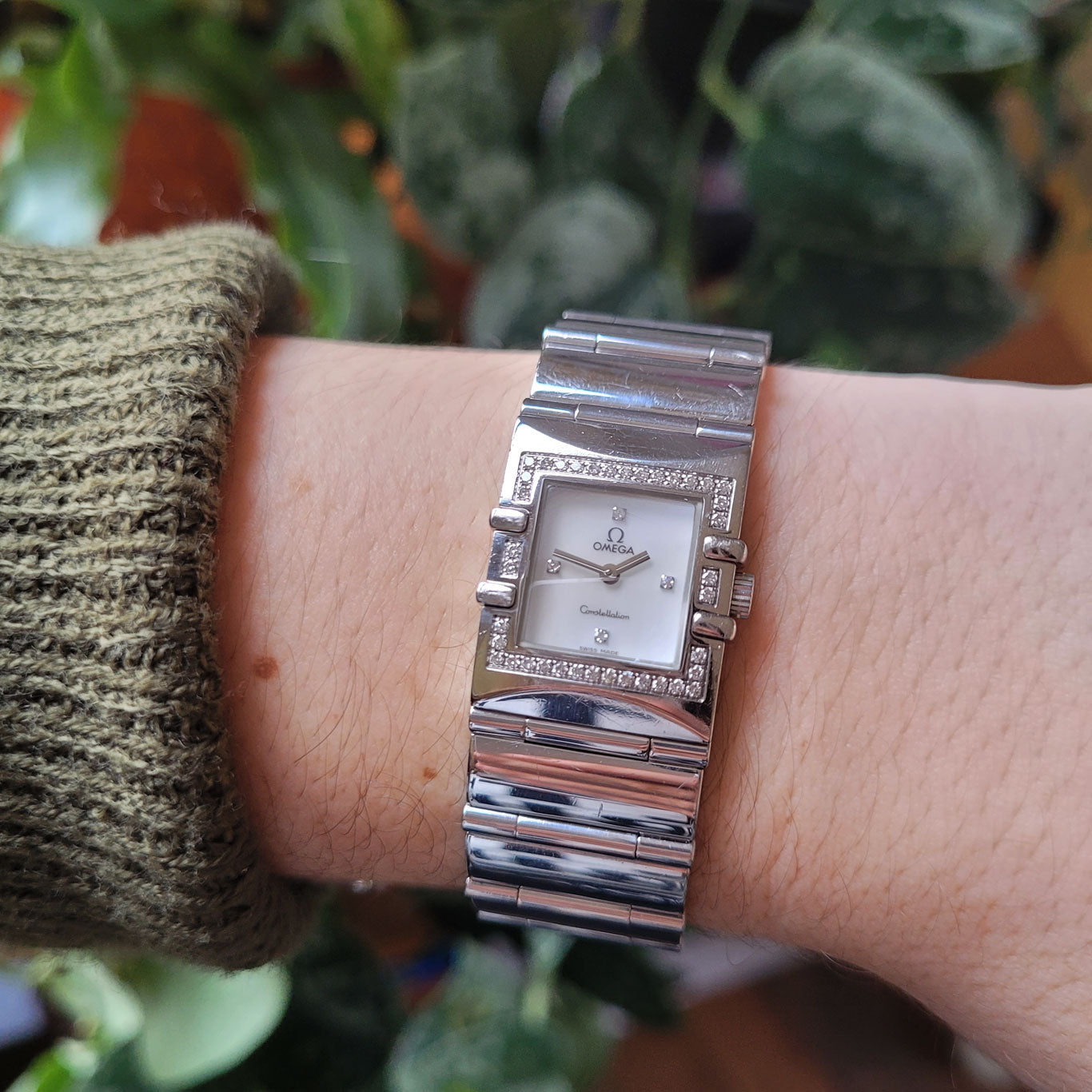 Omega Constellation Quadra Quartz Diamond 1528.76.00