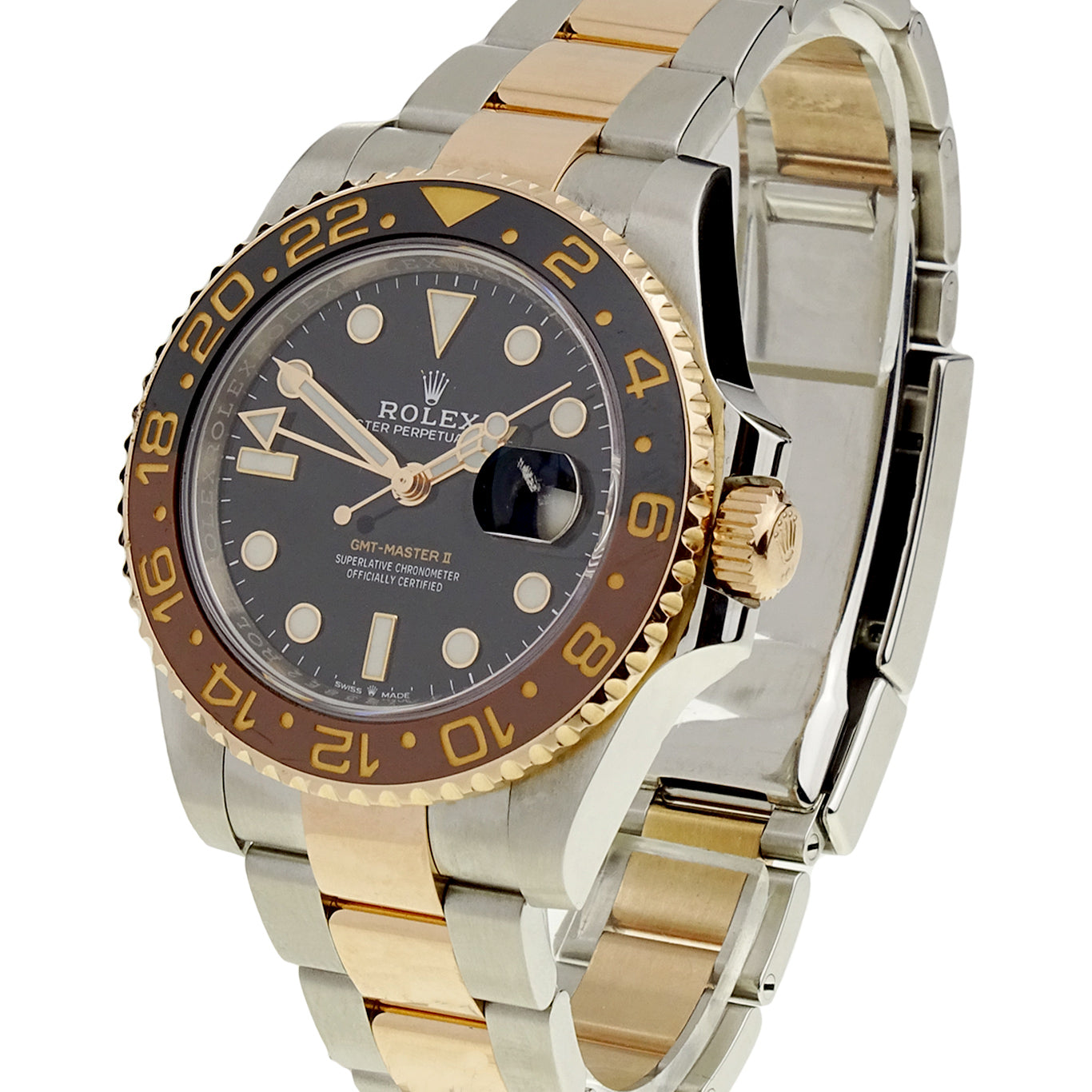 Rolex GMT-Master II Steel & Gold "Root Beer" 126711CHNR