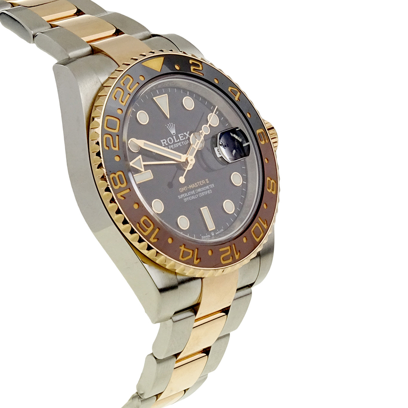 Rolex GMT-Master II Steel & Gold "Root Beer" 126711CHNR