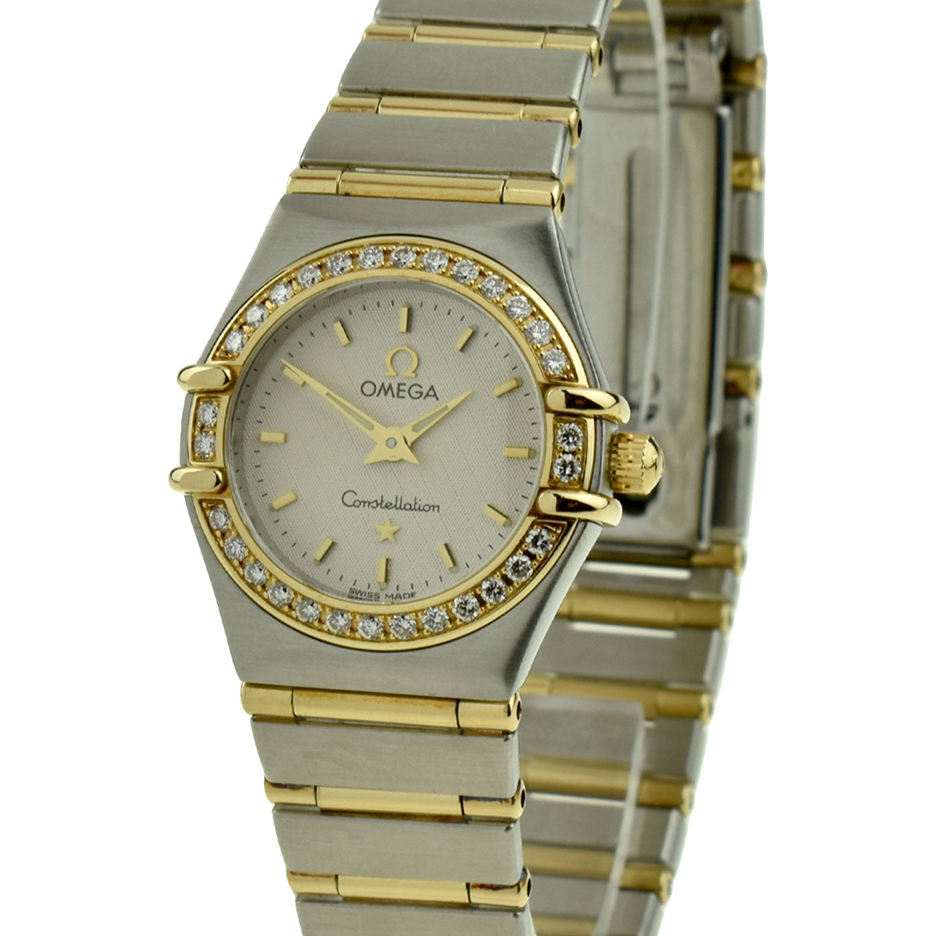 Omega Constellation Mini Steel & Gold Diamond Set 1267.30.00
