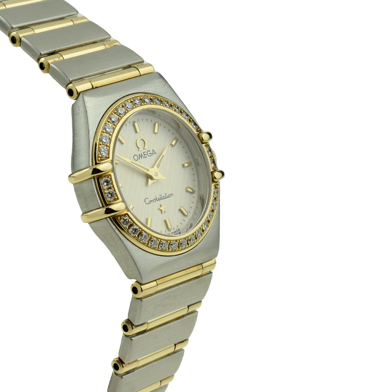 Omega Constellation Mini Steel & Gold Diamond Set 1267.30.00