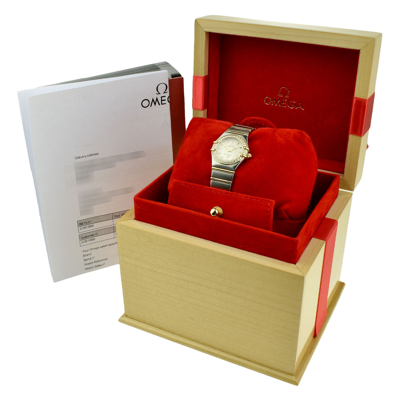 Omega Constellation Mini Steel & Gold Diamond Set 1267.30.00