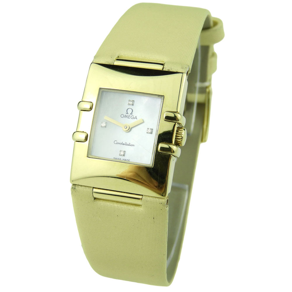Omega Constellation Quadra 18k Quartz 1631.77.60