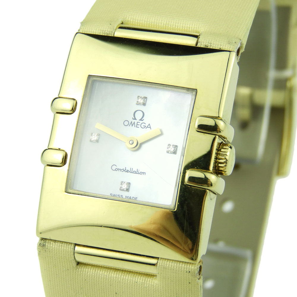 Omega Constellation Quadra 18k Quartz 1631.77.60