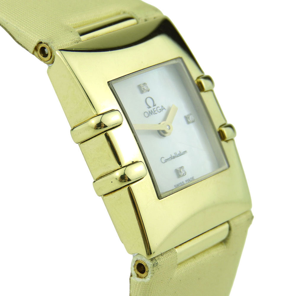Omega Constellation Quadra 18k Quartz 1631.77.60