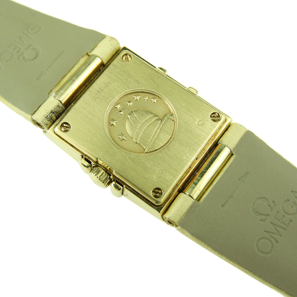 Omega Constellation Quadra 18k Quartz 1631.77.60
