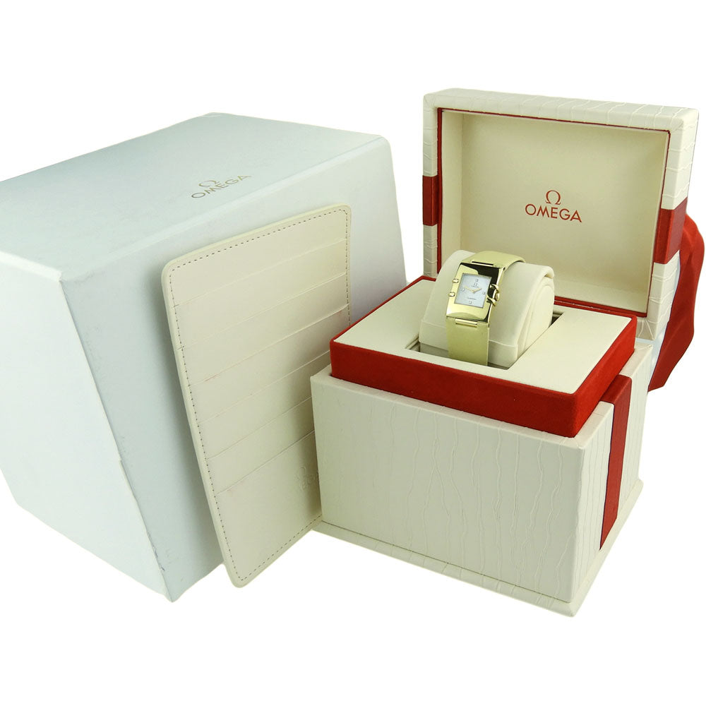 Omega Constellation Quadra 18k Quartz 1631.77.60