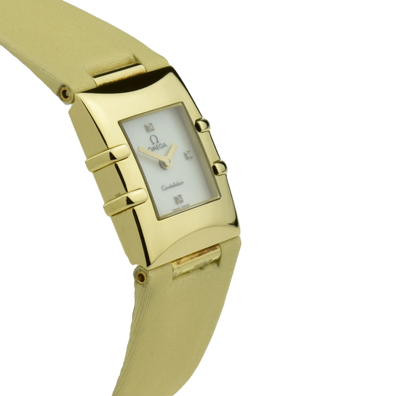 Omega Lady Constellation Quadra 18k Gold 1631.77.60