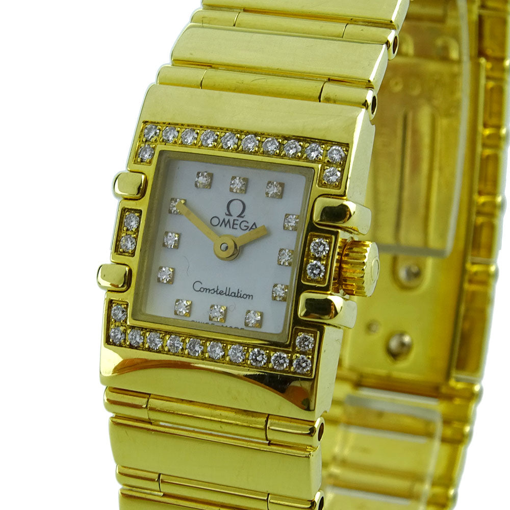 Omega Constellation Quadra 18k Quartz 1136.76.00