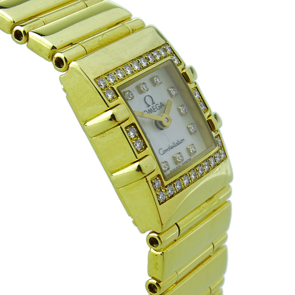 Omega Constellation Quadra 18k Quartz 1136.76.00