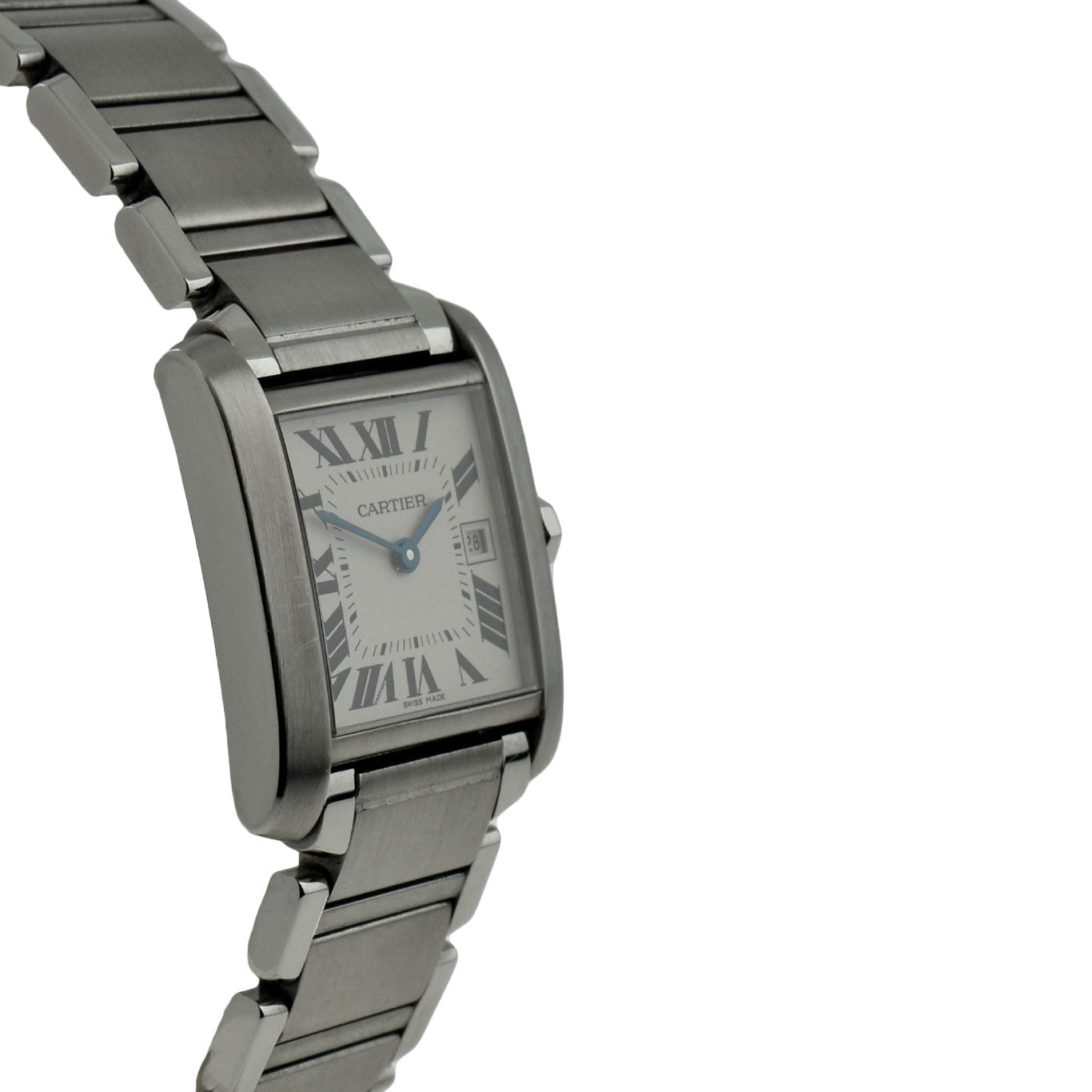 Cartier Tank Francaise Steel Mid Size Quartz W51011Q3