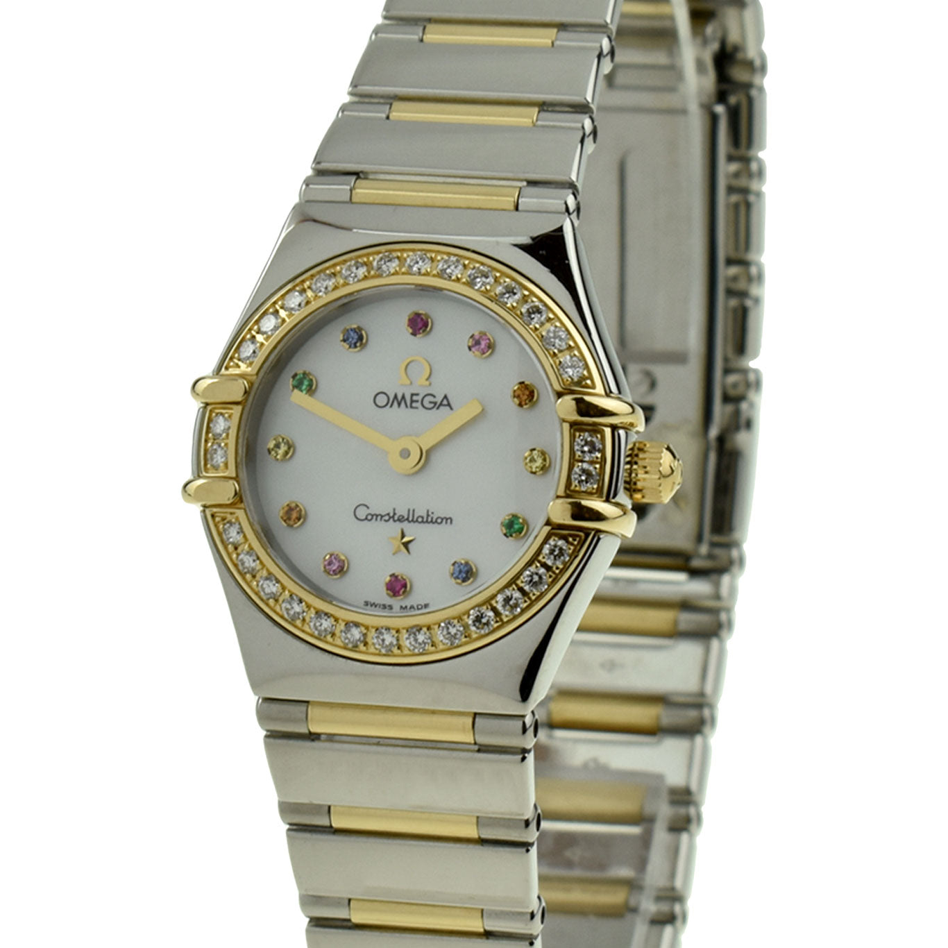 Omega Constellation Mini "Iris My Choice" Steel & Gold Diamond Set 1365.79.00