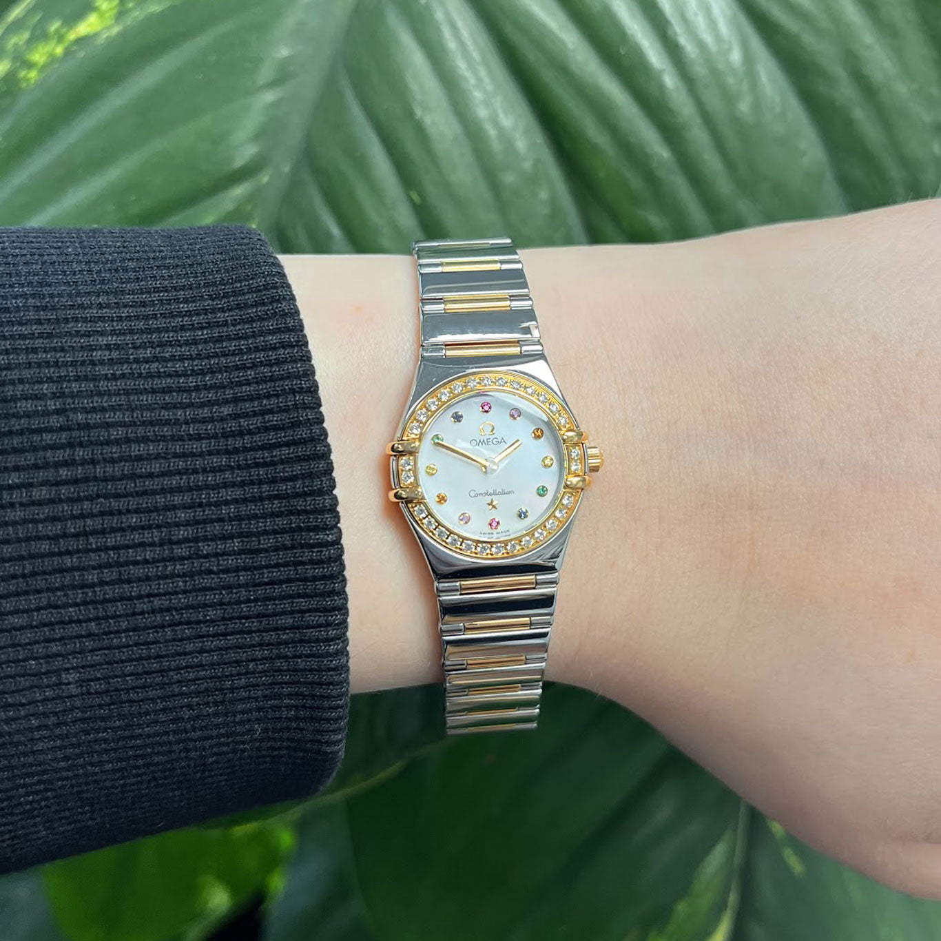 Omega Constellation Mini "Iris My Choice" Steel & Gold Diamond Set 1365.79.00