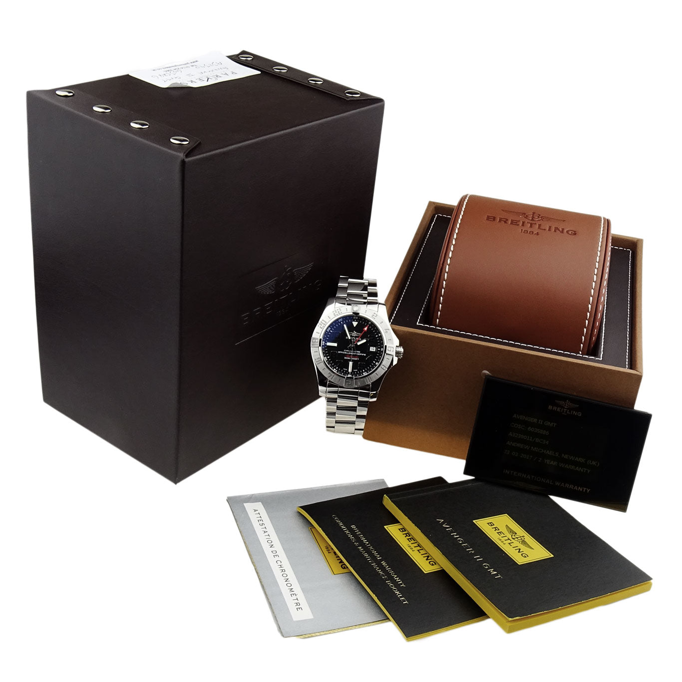 Breitling Avenger II GMT A32390