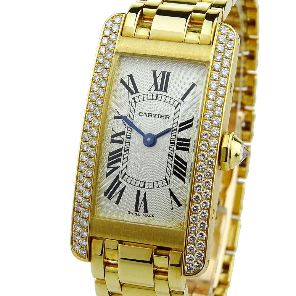 Cartier Tank Americaine 18ct Gold WB7012K2
