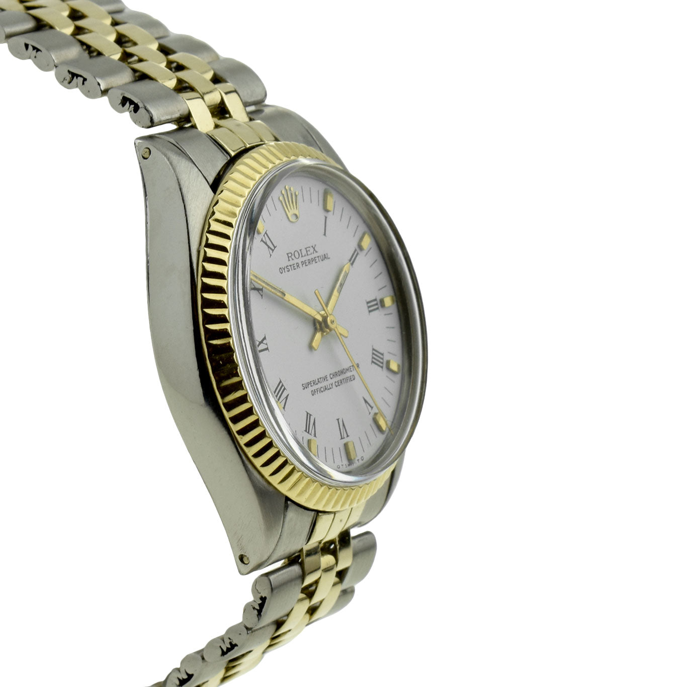 Rolex Oyster Perpetual Stainless Steel & Gold 5500