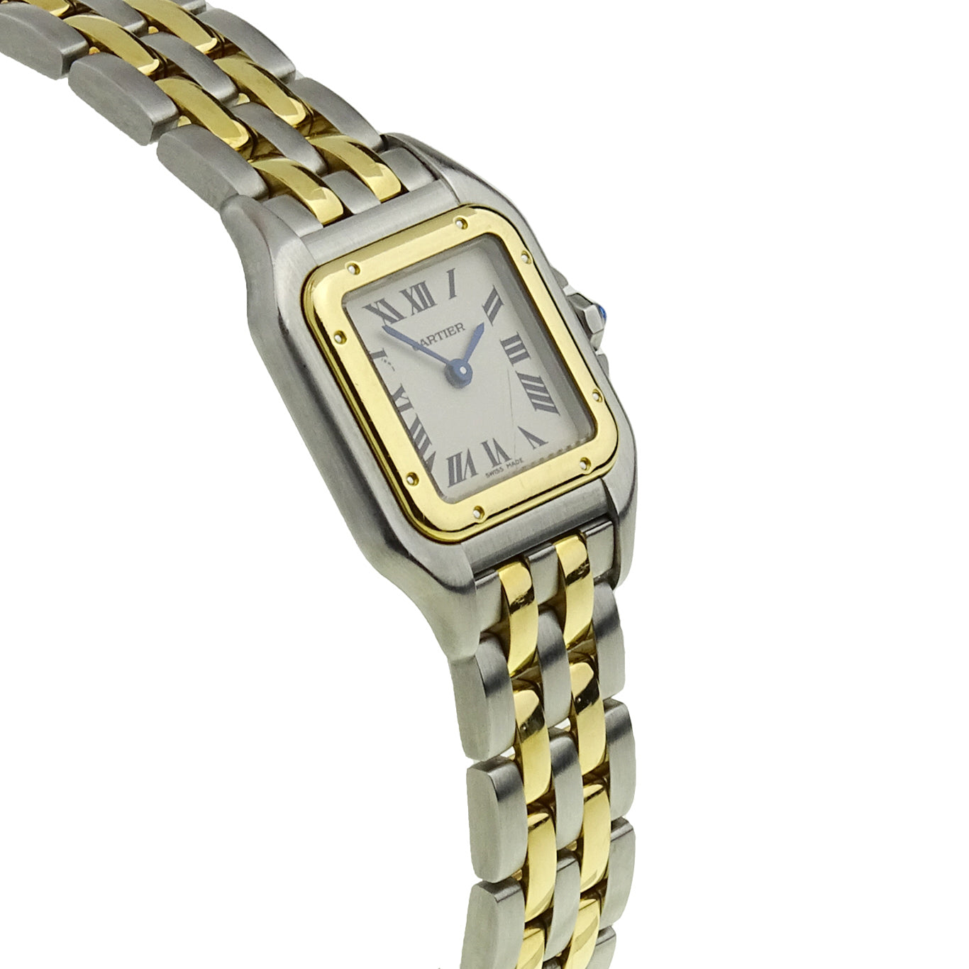 Cartier Panthere Steel and Gold Quartz