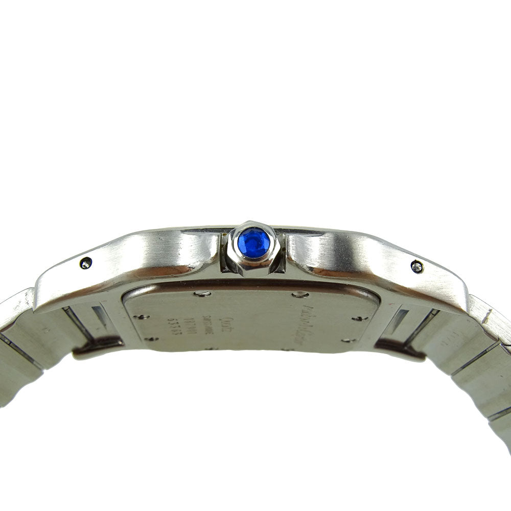 Cartier Santos Galbee Steel & Gold Quartz 187901
