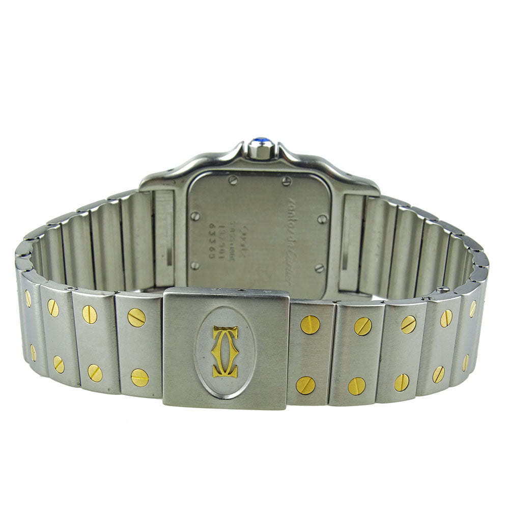 Cartier Santos Galbee Steel & Gold Quartz 187901