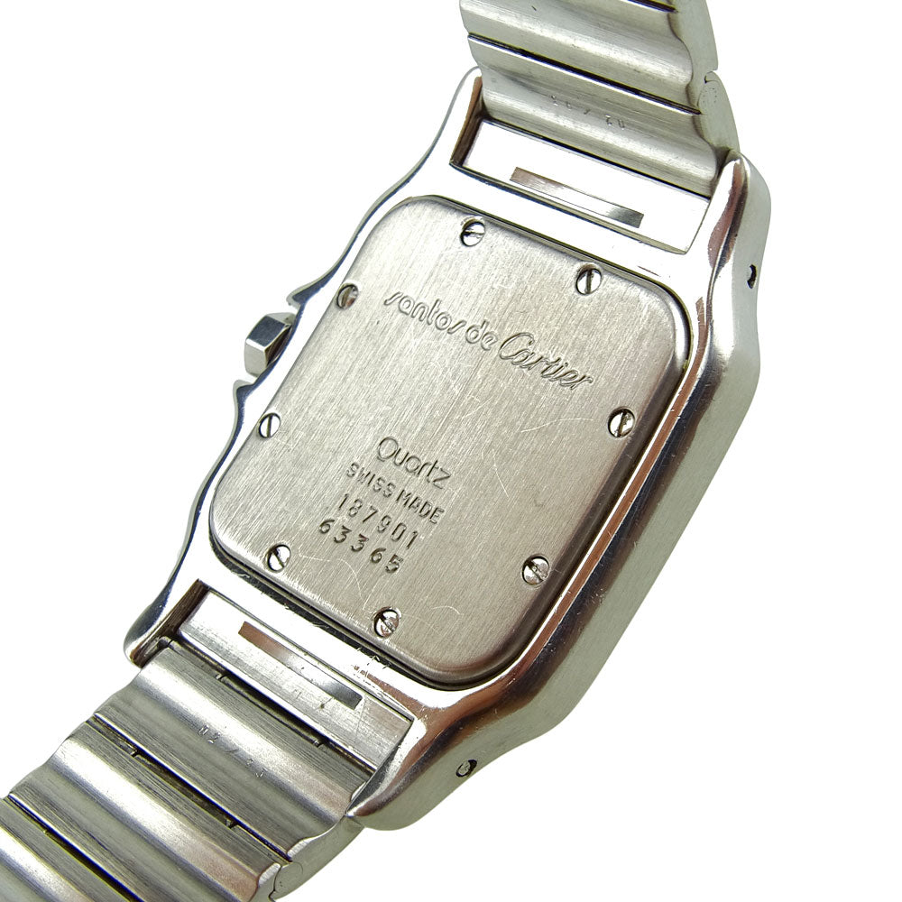 Cartier Santos Galbee Steel & Gold Quartz 187901