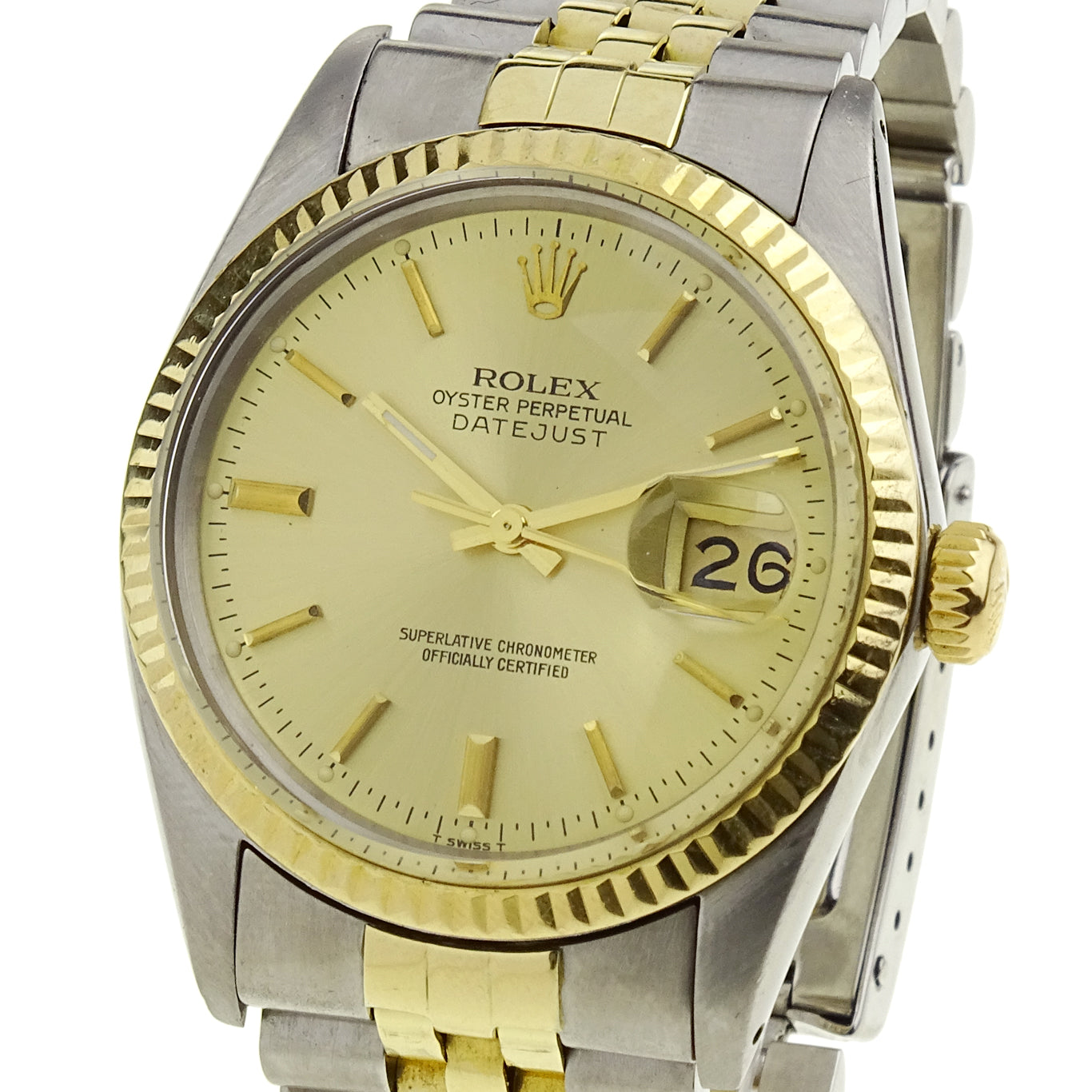 Rolex Datejust Stainless Steel & Gold 16013